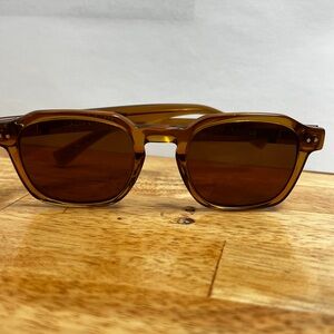 KIAURA Brown Square Sunglasses